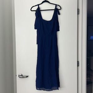 NWT Reformation Twilight Midi Dress in Danube Blue